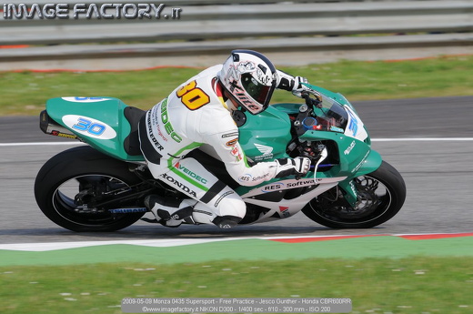 2009-05-09 Monza 0435 Supersport - Free Practice - Jesco Gunther - Honda CBR600RR